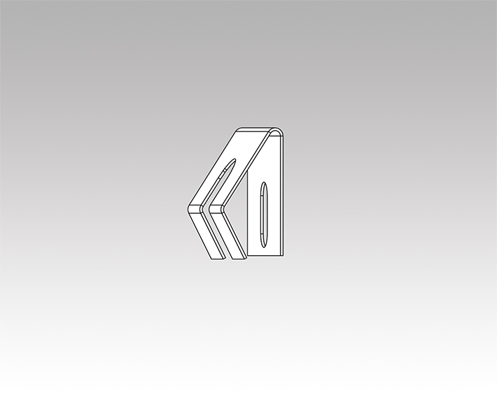 Klips til skjult støtteprofil (4 stk.) i gruppen Produkter / Tilbehør hos Nokalux (915157)