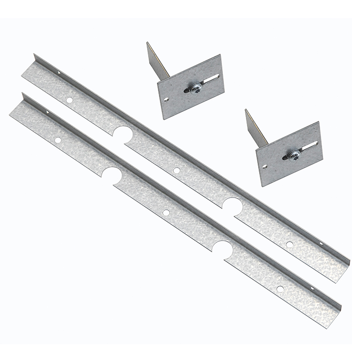 Monteringssæt til skjult skinnesystem