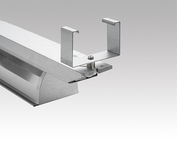 Beslag til armaturskinne 100mm